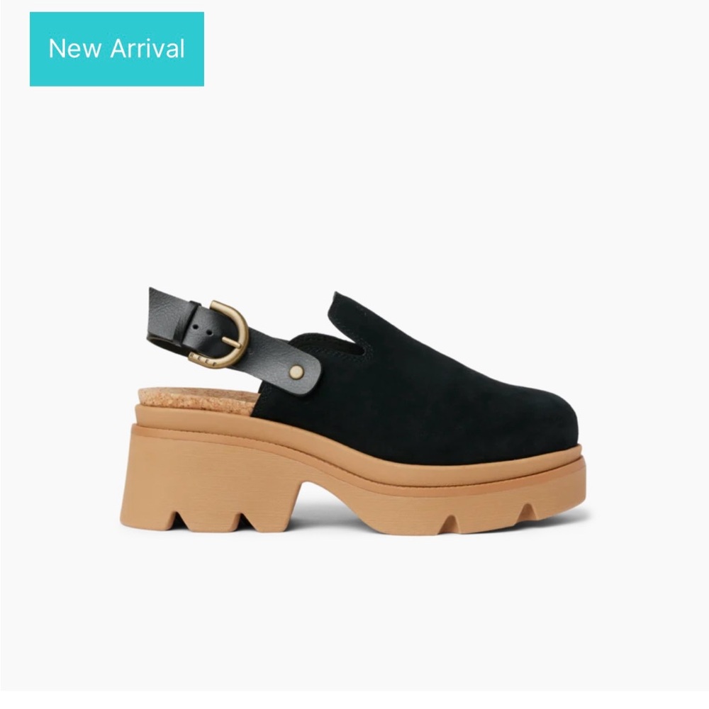 Reef Vista Luxe Solene Platform Slingback Clogs